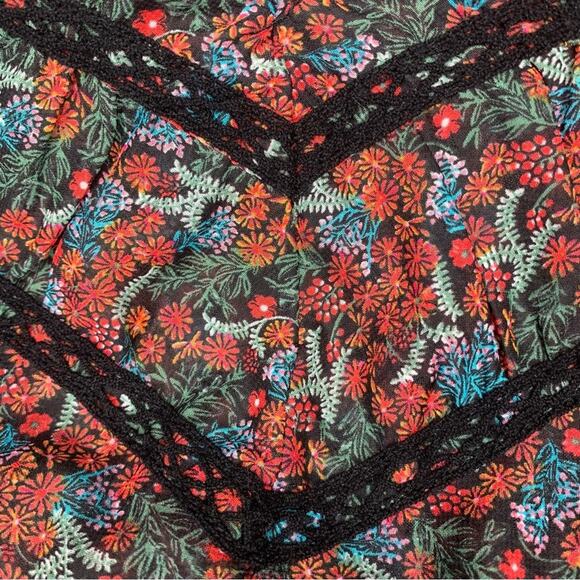 Matilda Jane Women Sheer Top Size Small Long Sleeve Romantic Floral Print - Picture 8 of 10